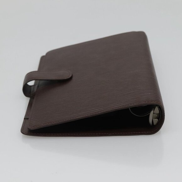 LOUIS VUITTON Epi Agenda MM Day Planner Cover Mocha R2004D LV Auth sw099 - Picture 4 of 16